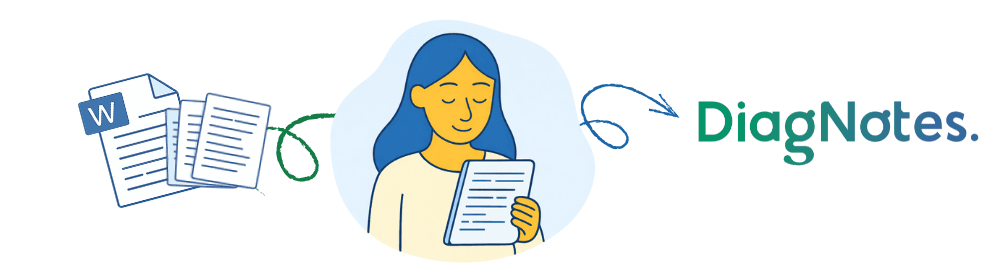 Importer ses notes et construire l’historique patient dans DiagNotes