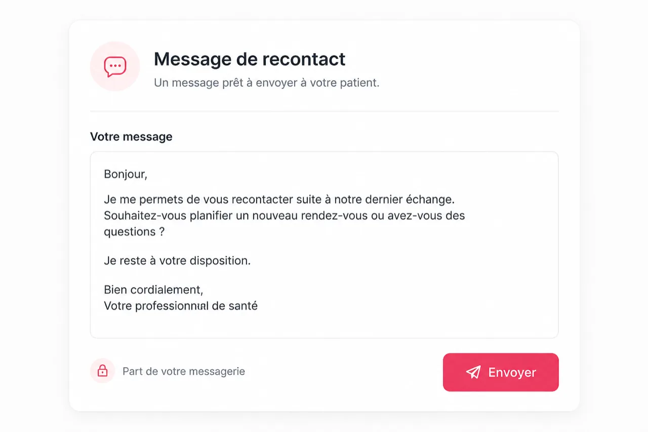 Cockpit : Votre message, votre messagerie