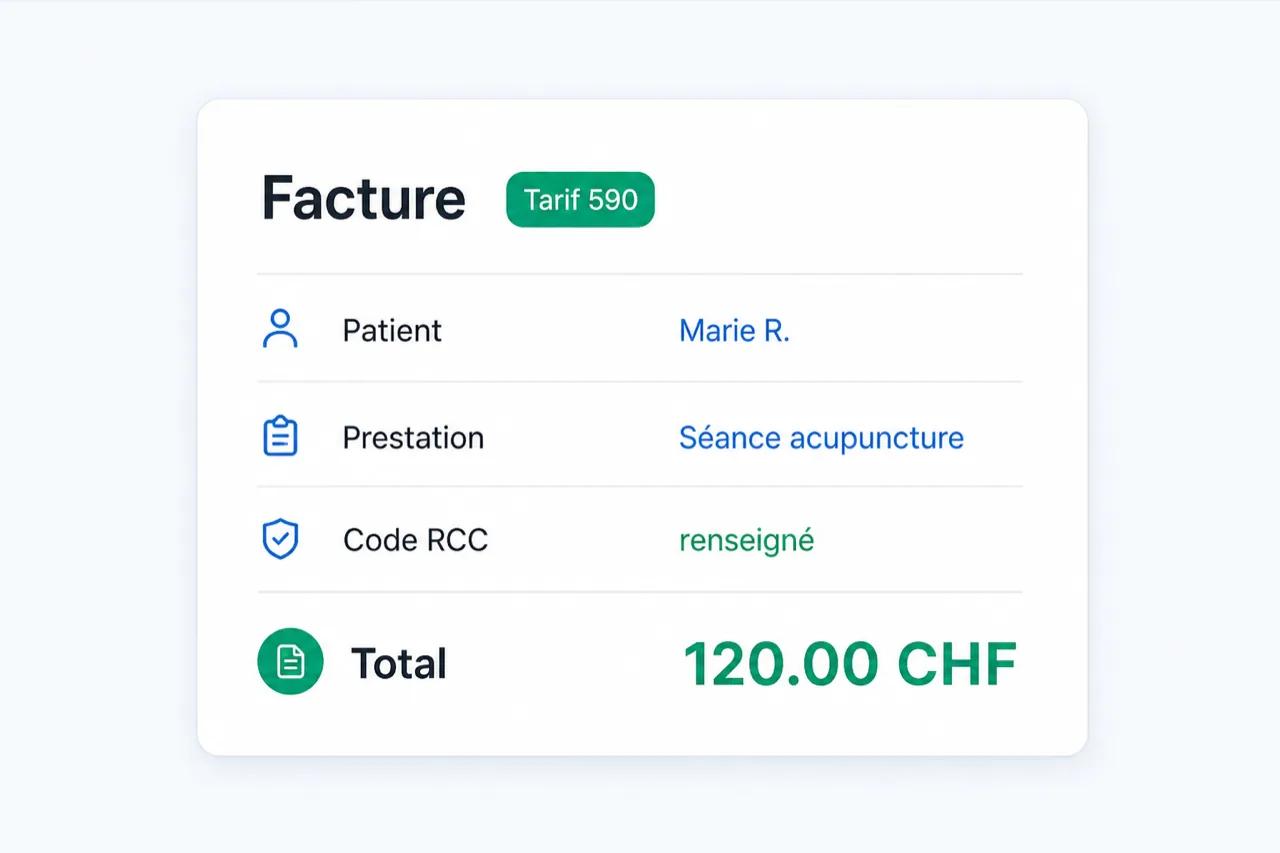 Facturation 590 : Facture au Tarif 590