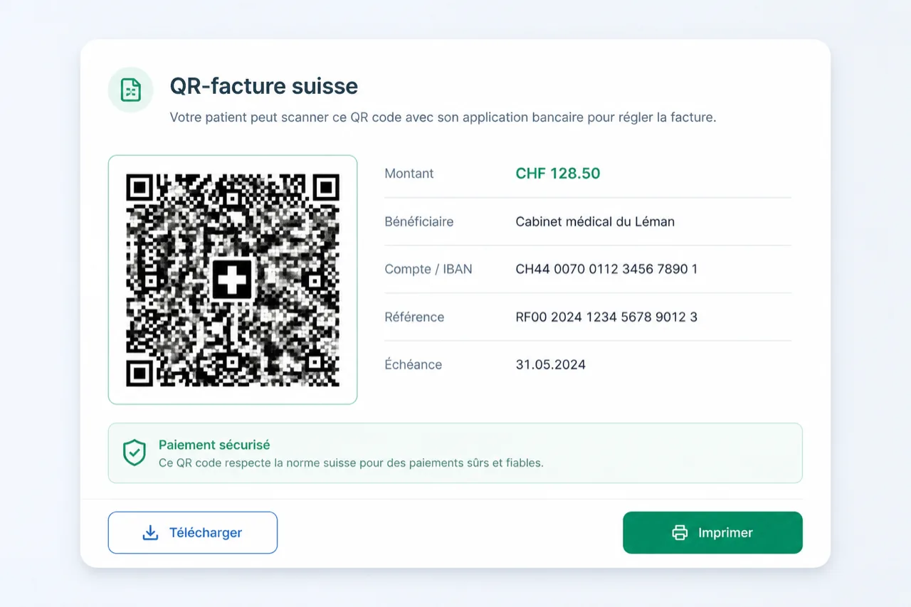 Facturation 590 : QR-facture suisse intégrée