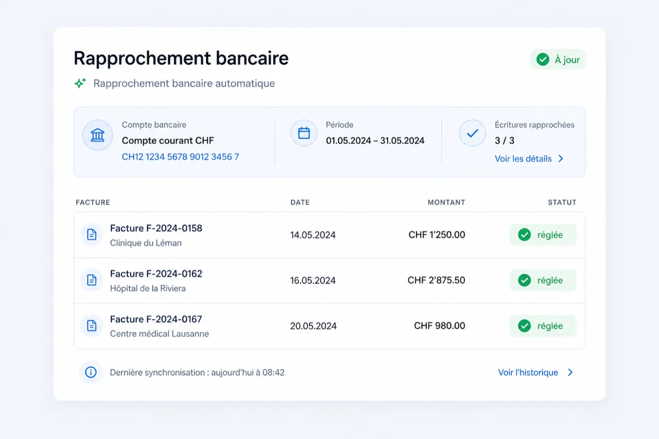 Facturation 590 : Rapprochement bancaire automatique