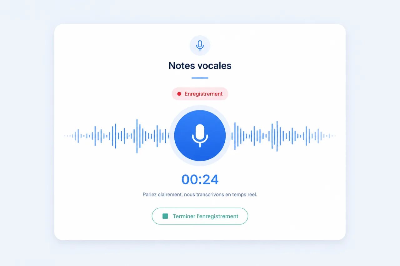 Notes vocales : Dictez, sans changer vos habitudes